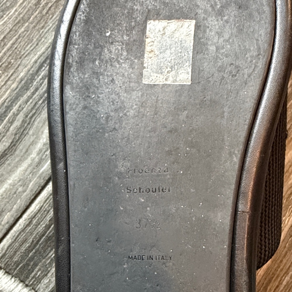 Proenza Schouler Black Leather Sandals - Picture 3 of 9